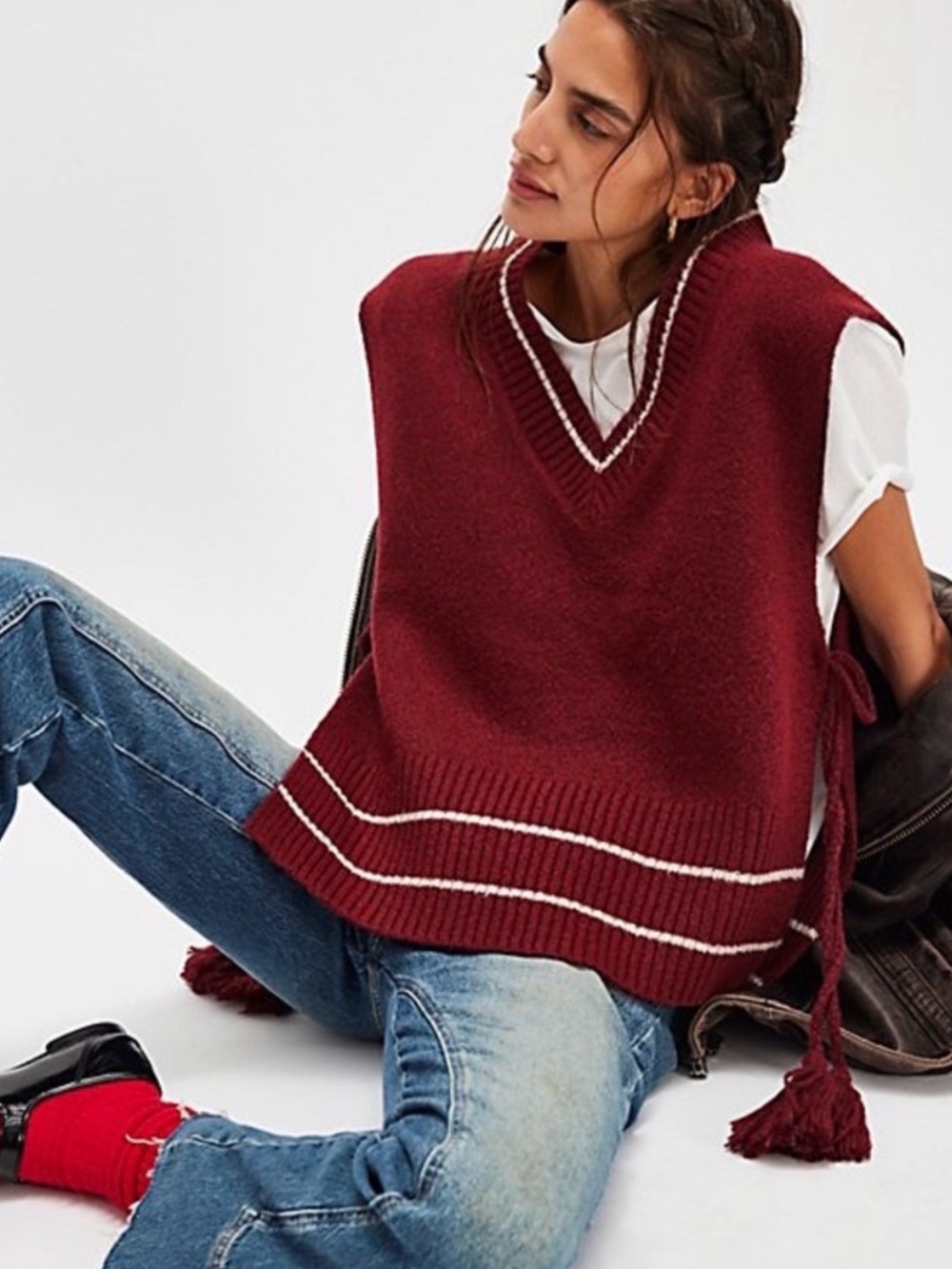 FP ALL STAR STRIPED PONCHO